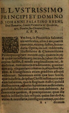 In Proverbia Salomonis Paraphrases : Carmine Conscriptae