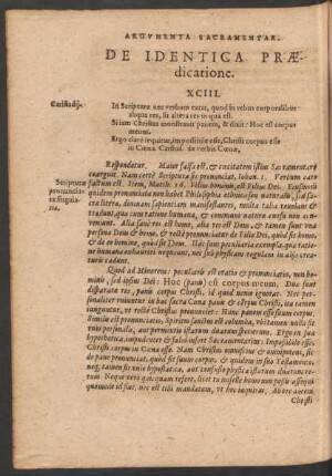 De Identica Praedicatione.