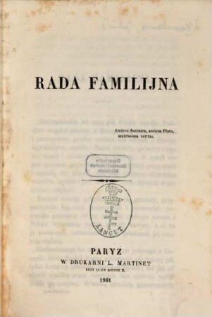 Rada familijna