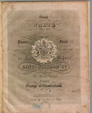 Great waltz for the piano-forte