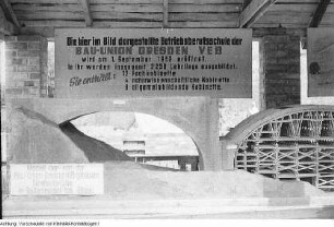 Dresden, VEB Bau-Union Dresden, neue Maurer-Methode, Juli 1952