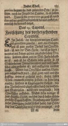Das 19. Capittel. Fortsetzung des vorhergehenden Capittels.