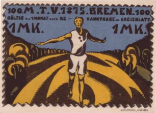 Gutschein des Männerturn-Vereins 1875 in Bremen