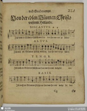 Ich weiß ein Blümlein hübsch und fein