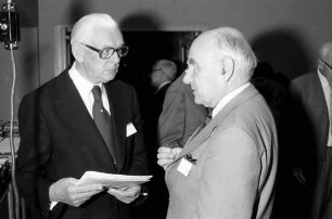25. Jubiläumstagung 1975 Medizin: Adolf Butenandt, ? im Profil
