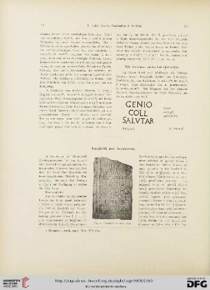 7.1904: Inschrift aus Aquincum