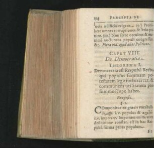 Caput VIII. De Democratia.