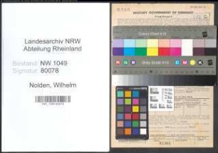 Entnazifizierung Wilhelm Nolden , geb. 21.05.1892 (Architekt)