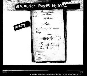 Das Armenwesen in Hage