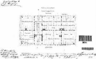 Endersbach: Empfangsgebäude Grundriss Dachstock