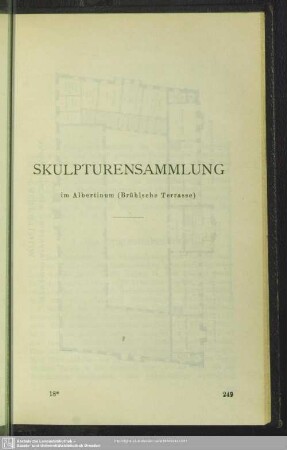 Skulpturensammlung im Albertinum (Brühlsche Terasse)