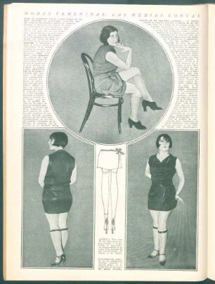 Modas femeninas: las medias cortas