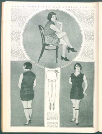 Modas femeninas: las medias cortas