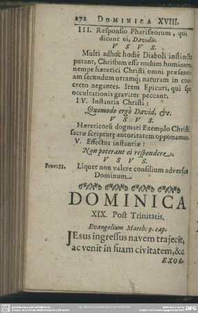 Dominica XIX. Post Trinitatis