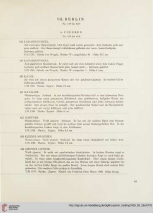 VII. Berlin (Nr. 418-429)