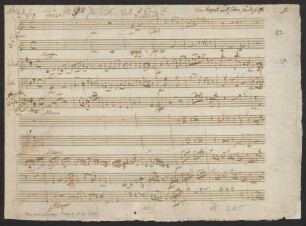 Divertimenti; cor (2), strings; D-Dur; KV 205; KV 167A
