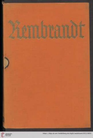 Band 3: Künstler-Monographien: Rembrandt