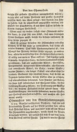 Ohnmachten von den Gemüthsbewegungen