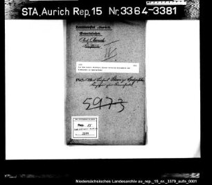 Die dem Albert Borchers Schoon erteilte Erlaubnis zum Kramhandel in Spetzerfehn