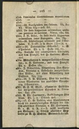 Libri de linguis et literis Orientis.