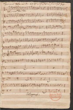 [1. Choral:] Jesu, meines Lebens Leben