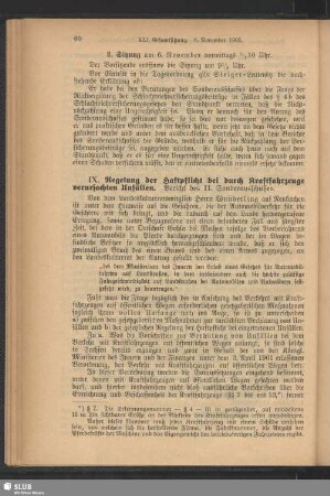 2. Sitzung am 6. November