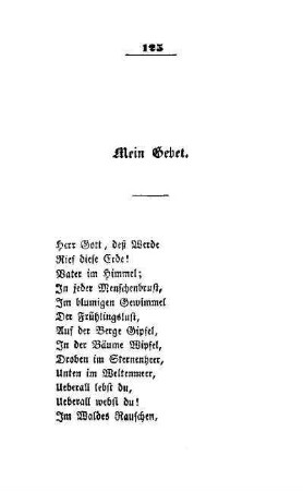 Mein Gebet