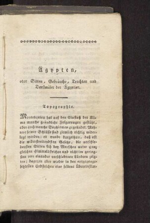 Topographie.