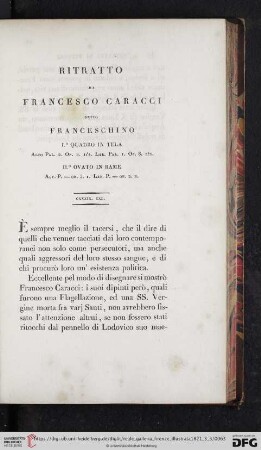 Ritratto Di Francesco Caracci detto Franceschino