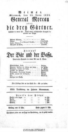 Der Bär und der Bassa