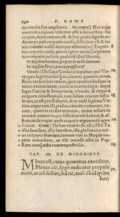 Cap. 20. De Minoribus.