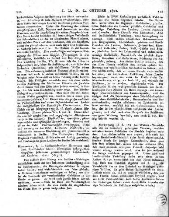 Meiningen, b. d. Hofbuchdrucker Hartmann und dem Buchbinder Klein: Herzoglich Coburg-Meiningisches jährliches gemeinnütziges Taschenbuch, mit Kupfern. 1801.