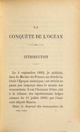 La Conquête de l'Océan