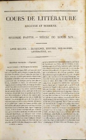 Cours de littérature ancienne et moderne : suivi du tableau de la littérature au XIX. siècle par Chénier et du tableau de la littérature au XVI. siècle par Saint-Marc Girardin et Philarète Chasles, 2