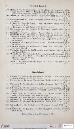 Nachtrag (Nr. 1222 - 1231)