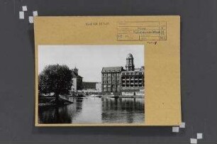 Mühlendammschleuse. Berlin, Mitte, Rolandufer/Fischerinsel/Neue Jüdenstraße