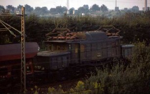 Stuttgart Zuffenhausen Güterbahn Stuttgart Hbf- Kornwestheim Rbf. Abzweig Salzweg Lok 194 196 Schublok Ganzzug
