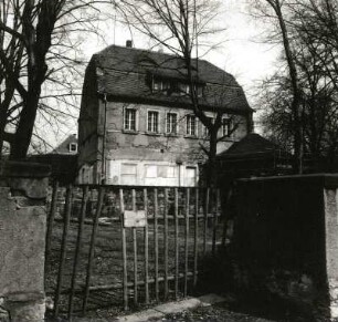 Dresden-Hellerau, Am Grünen Zipfel 2. Gasthaus "Waldschänke" (um 1880; Umbau 1910, R. Riemerschmid)