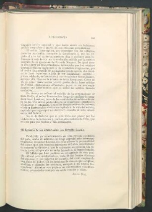 "El egoismo de los intelectuales" por Osvaldo Loudet
