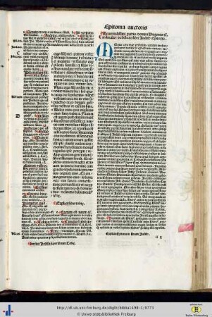 Epitoma auctoris.