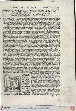Libro primo