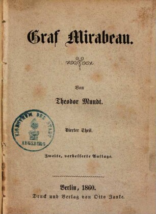 Graf Mirabeau, 4.