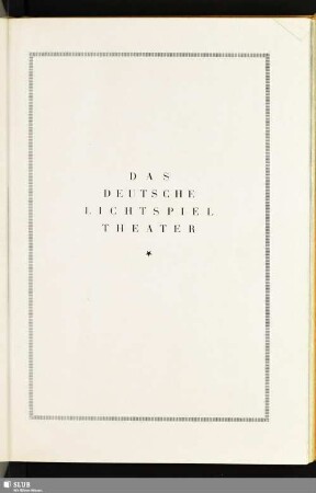 Das Deutsche Lichtspiel Theater
