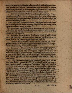 Disputationum Logicarum Secunda. De Legitima Logicae Partitione & iusto praeceptorum Logicarum ordine