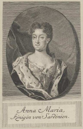 Bildnis der Königin Anna Maria von Sardinien