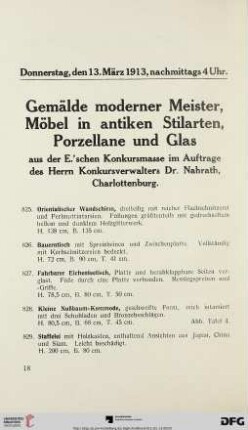 Donnerstag, nachmittags 4 Uhr (Nr. 825-968)