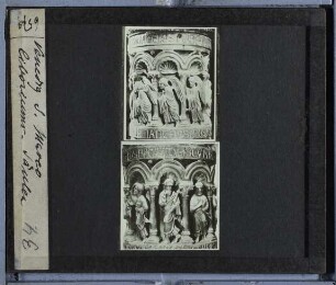 Venedig, Markusdom : Ziborium mit Figurengruppen