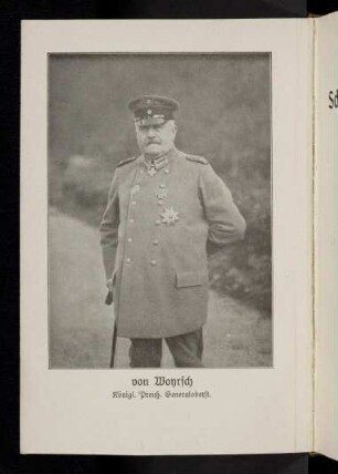 Abb. von Woyrsch, Königl. Preuß. Generaloberst