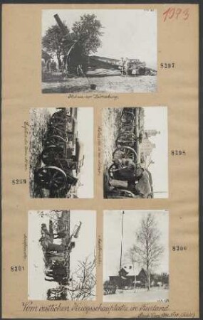 Lafetten der 21 cm Mörser