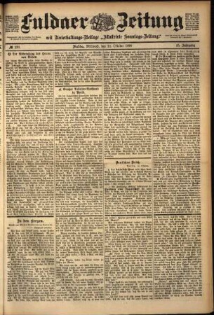 Ausgabe vom Mittwoch, den 12. Oktober 1898.